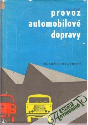 Obal knihy Provoz automobilové dopravy