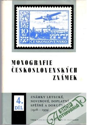 Obal knihy Monografie československých známek 4. díl