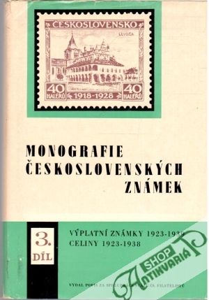 Obal knihy Monografie československých známek 3. díl