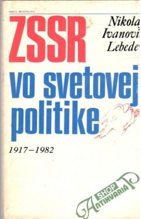 Obal knihy ZSSR vo svetovej politike