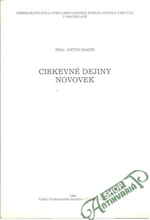 Obal knihy Cirkevné dejiny - Novovek