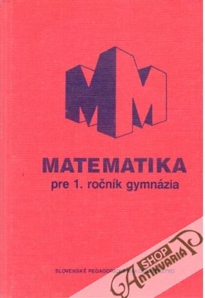 Obal knihy Matematika pre 1. ročník gymnázia