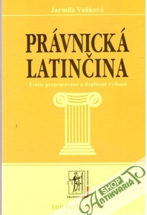 Obal knihy Právnická latinčina