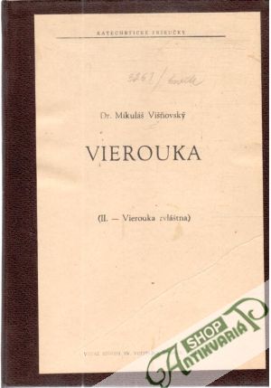 Vierouka - II. Vierouka zvláštna - Višňovský Mikuláš