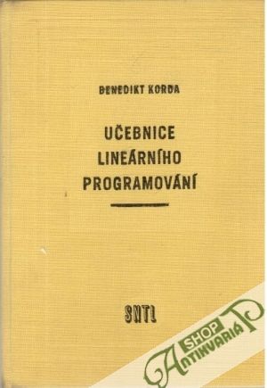Obal knihy Učebnice lineárního programování