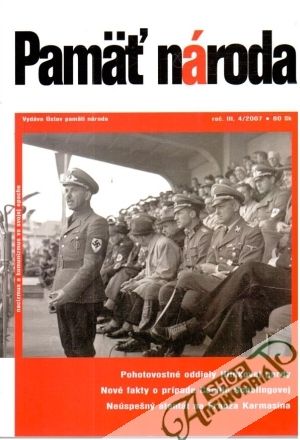 Pamäť národa 4/2007 - Kolektív autorov