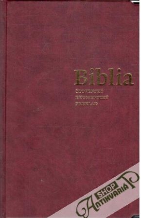 Obal knihy Biblia - slovenský ekumenický preklad