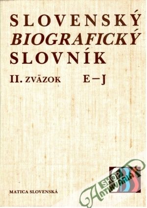 Obal knihy Slovenský biografický slovník II.
