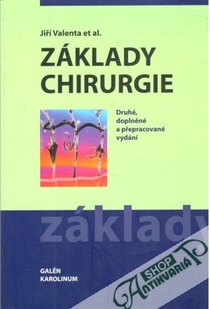 Obal knihy Základy chirurgie