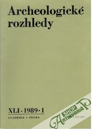 Obal knihy Archeologické rozhledy 1-6/1989