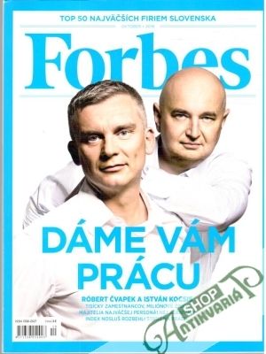Obal knihy Forbes - október 2016 