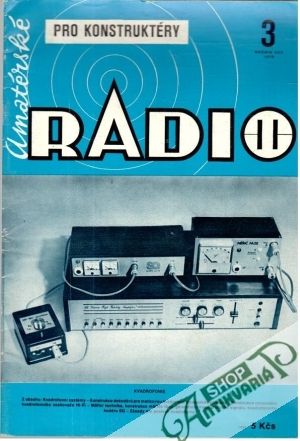 Obal knihy Amatérské radio 3/1976