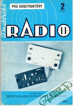 Obal knihy Amatérské radio 2/1977
