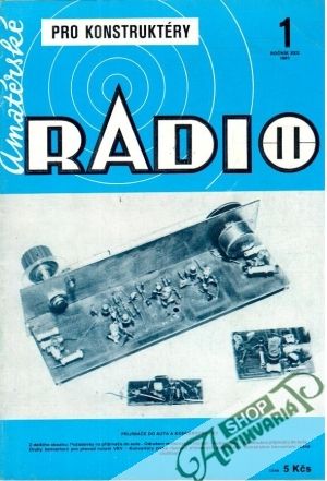 Obal knihy Amatérské radio 1/1981