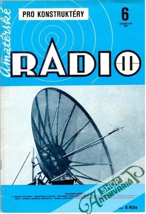 Obal knihy Amatérské radio 6/1981