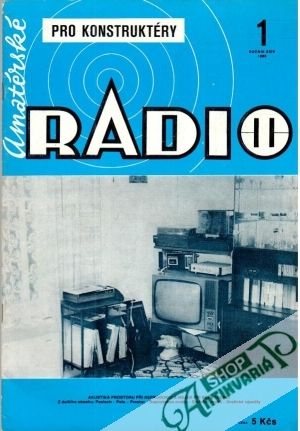 Obal knihy Amatérské radio 1/1980