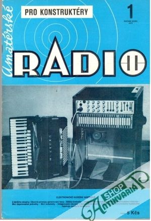 Obal knihy Amatérské radio 1/1979
