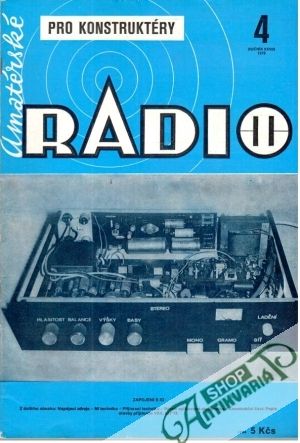 Obal knihy Amatérské radio 4/1979