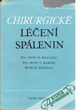 Obal knihy Chirurgické léčení spálenin