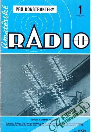 Obal knihy Amatérské radio 1/1984