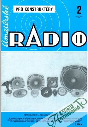Obal knihy Amatérské radio 2/1984