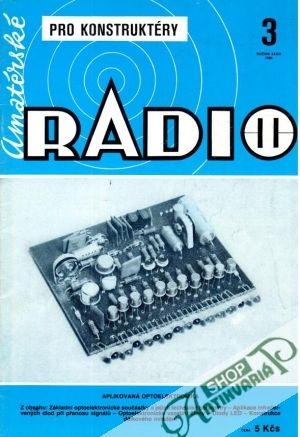 Obal knihy Amatérské radio 3/1984