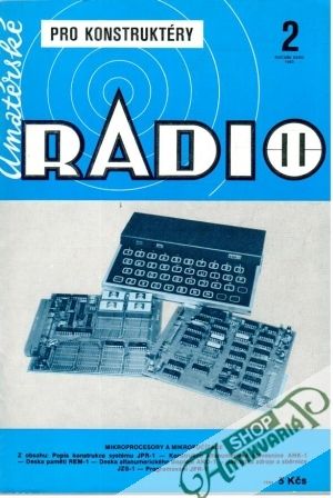 Obal knihy Amatérské radio 2/1983