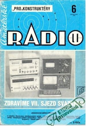 Obal knihy Amatérské radio 6/1983