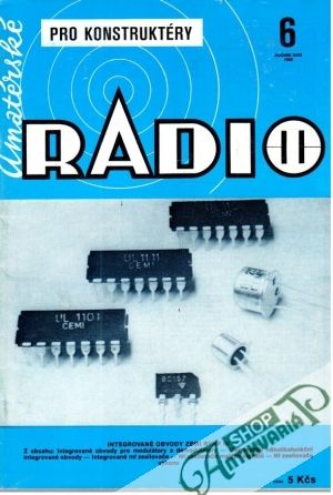 Obal knihy Amatérské radio 6/1982