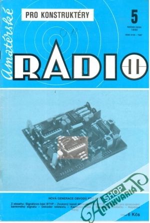 Obal knihy Amatérské radio 5/1990