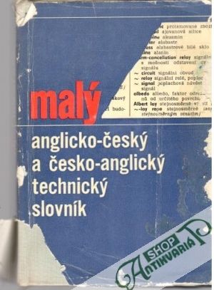 Obal knihy Malý anglicko - český a česko - anglický technický slovník
