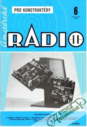 Obal knihy Amatérské radio 6/1989