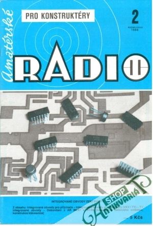 Obal knihy Amatérské radio 2/1988