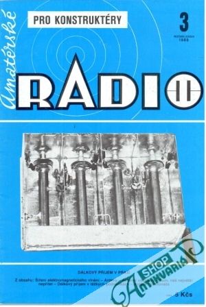 Obal knihy Amatérské radio 3/1988