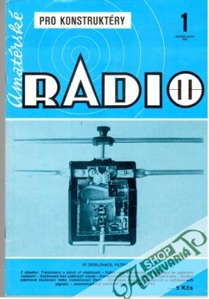 Obal knihy Amatérské radio 1/1987