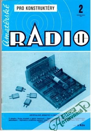 Obal knihy Amatérské radio 2/1987