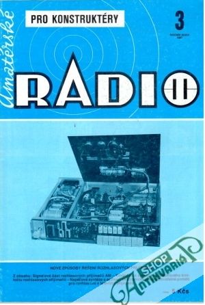 Obal knihy Amatérské radio 3/1987