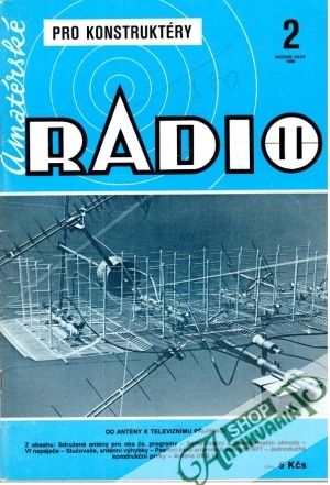Obal knihy Amatérské radio 2/1986