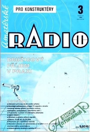 Obal knihy Amatérské radio 3/1993