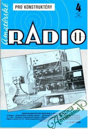 Obal knihy Amatérské radio 4/1992