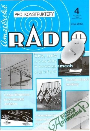 Obal knihy Amatérské radio 4/1995