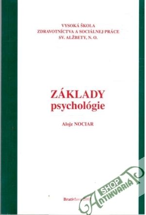 Obal knihy Základy psychológie