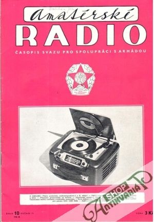 Obal knihy Amatérské radio 10/1955