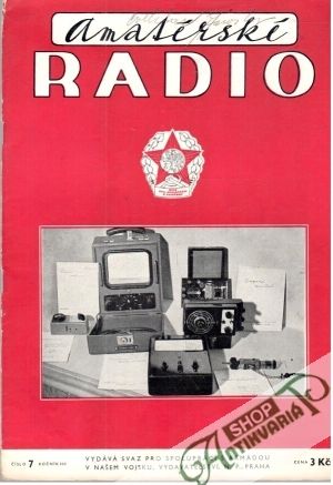 Obal knihy Amatérské radio 7/1954