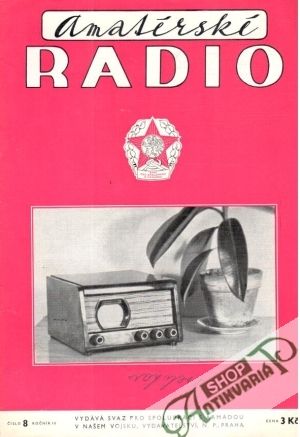 Obal knihy Amatérské radio 8/1954