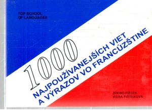 Obal knihy 1000 najpoužívanejších viet a výrazov vo francúzštine