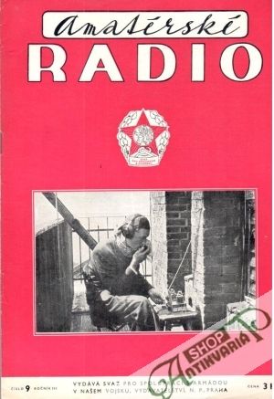 Obal knihy Amatérské radio 9/1954