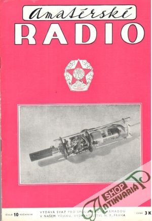 Obal knihy Amatérské radio 10/1954