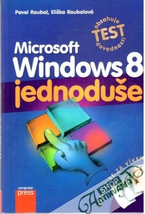 Obal knihy Microsoft Windows 8 jednoduše