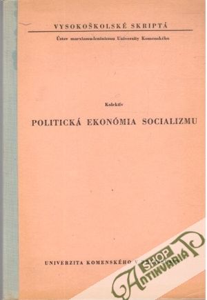Obal knihy Politická ekonómia socializmu